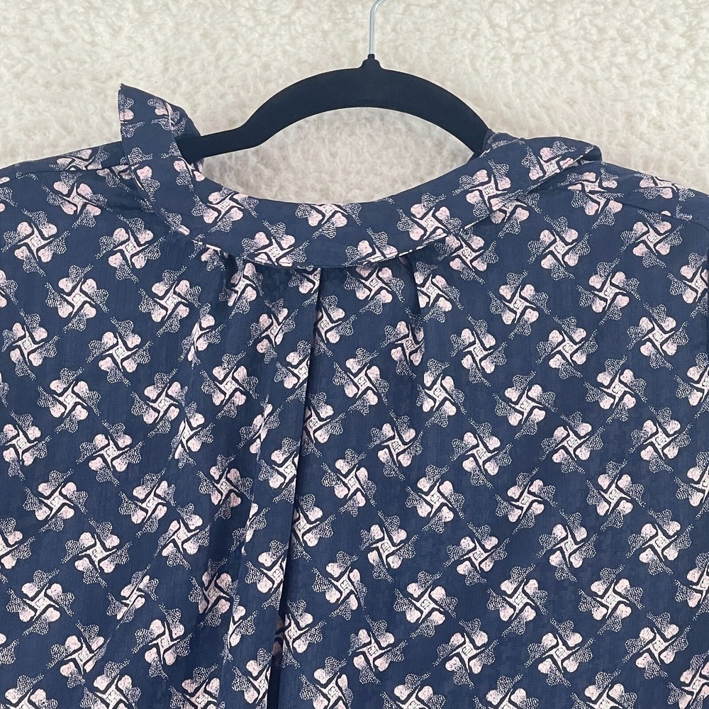 Vintage‎ Country Sophisticates by Pendleton Blue Floral Shirt Womens Size PM - Picture 4 of 16
